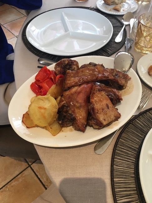 Lechazo de león asado