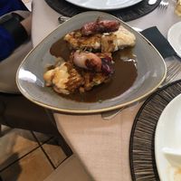 Rape en salsa vizcaína