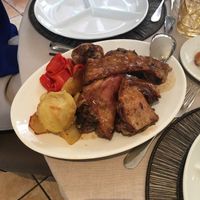 Lechazo de león asado