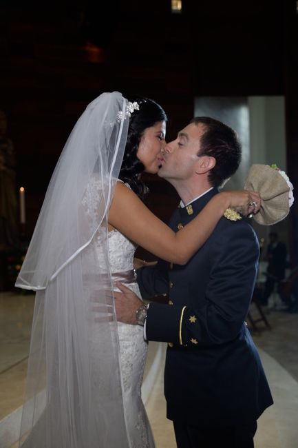 Con mi ya esposo