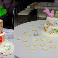 Torta diseño de pajaritos