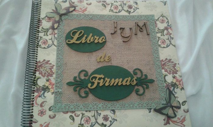 Libro de firmas diy - 1
