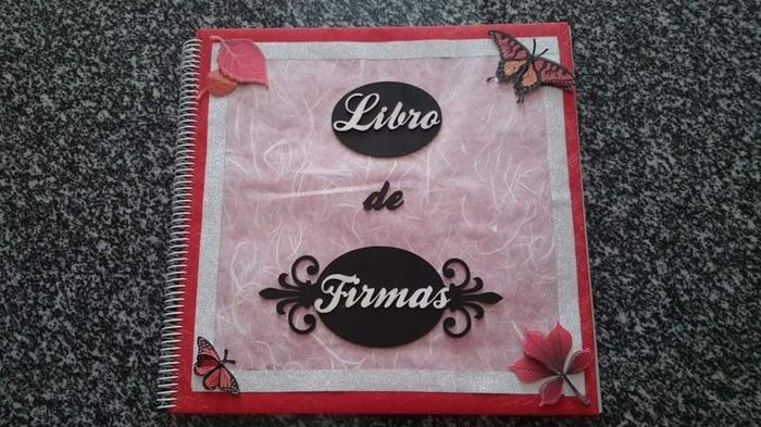 Libro de firmas diy - 2