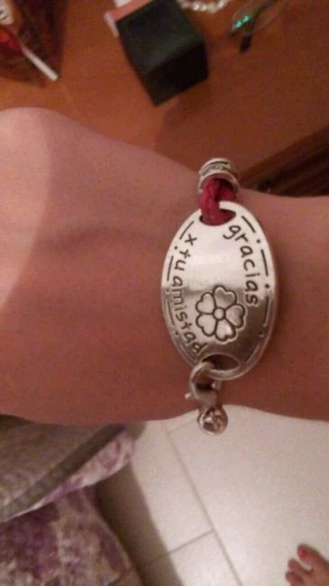 Pulseras con recortes de vestido de novia! - 1