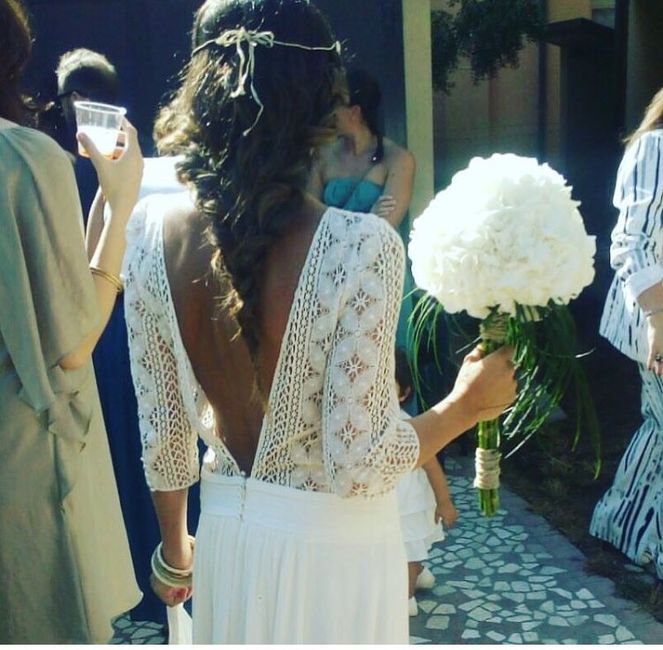 Vestido de novia "no novia" sencillo - 3