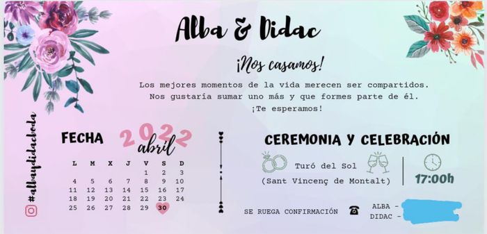 Invitaciones de boda Canva - 2