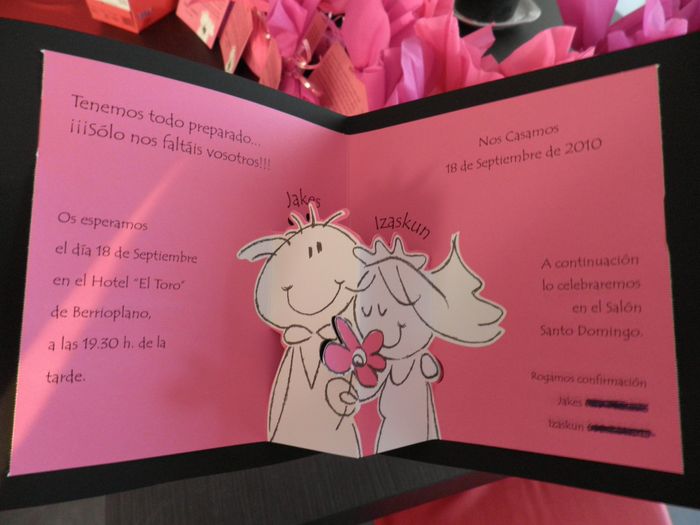 invitación parte central