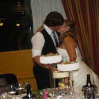 en el corte de tarta