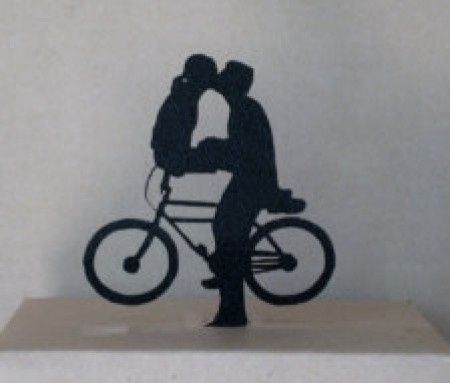 Figura Silueta Bicicleta