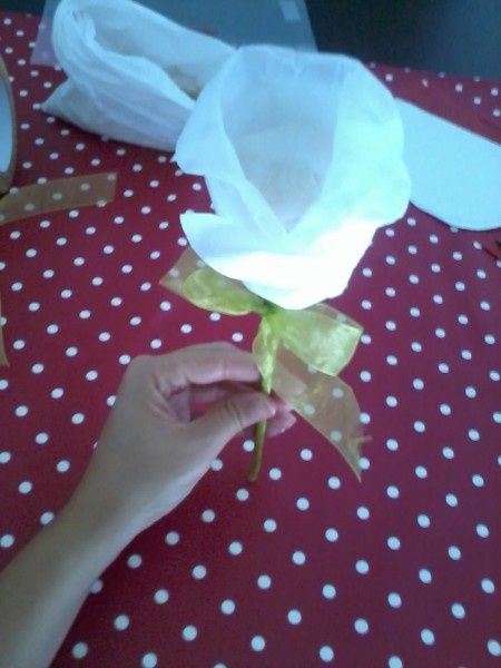 Tutorial flores de arroz de papel de seda