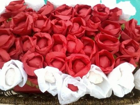 Tutorial flores de arroz de papel de seda
