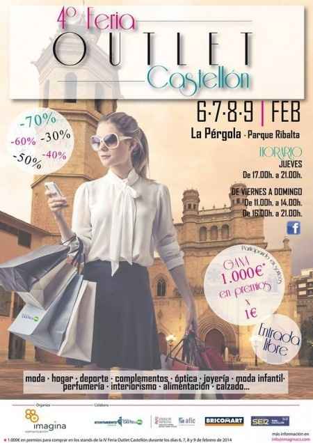 Feria Outlet Castellón del 6 al 9 de febrero