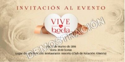 Feria de bodas en almería, 12 marzo - 1