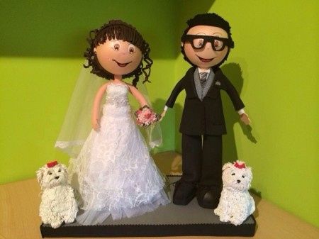 Los muñecos de la tarta de las ya casadas!! - 2