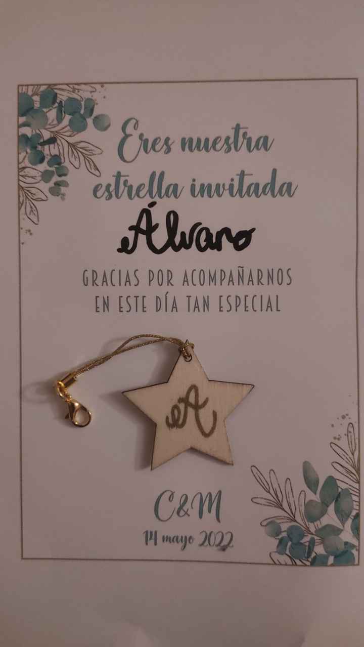 Detalle en mesa. - 1