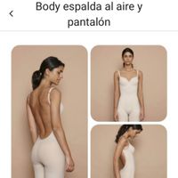 Ropa interior espalda al aire con vestido de sirena - 1