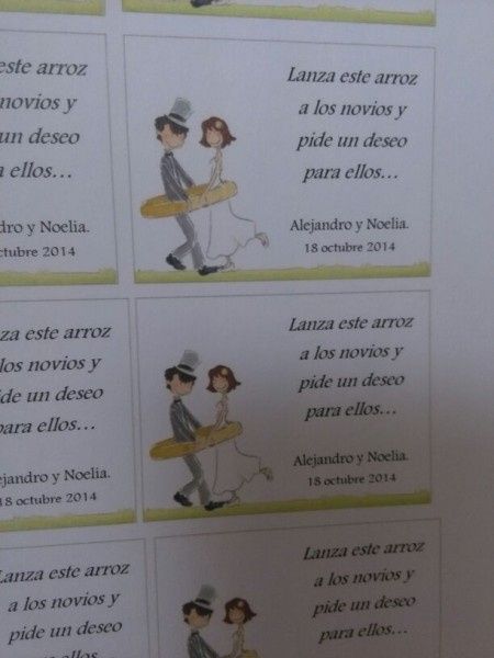 Bolsitas para el arroz - 1