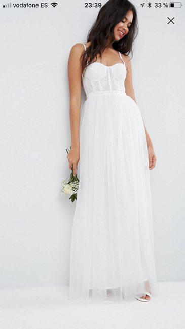 Vestido novia de asos 6