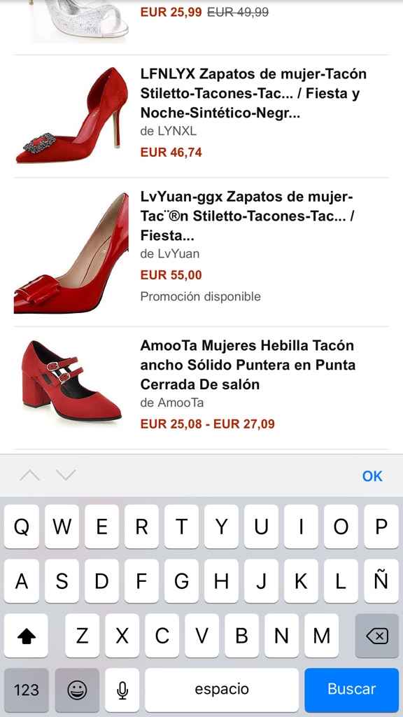 Zapatos rojos de novia - 1