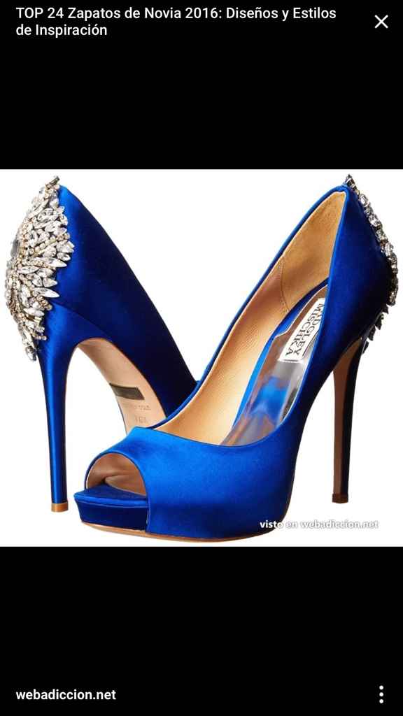 Sos zapatos color que combinen con colores de la boda!!! - 1