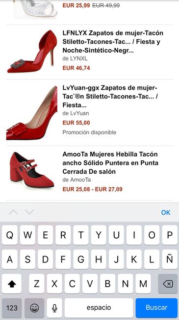 Zapatos rojos de novia - 1