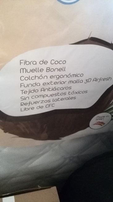 Colchón muelles y fibra de coco