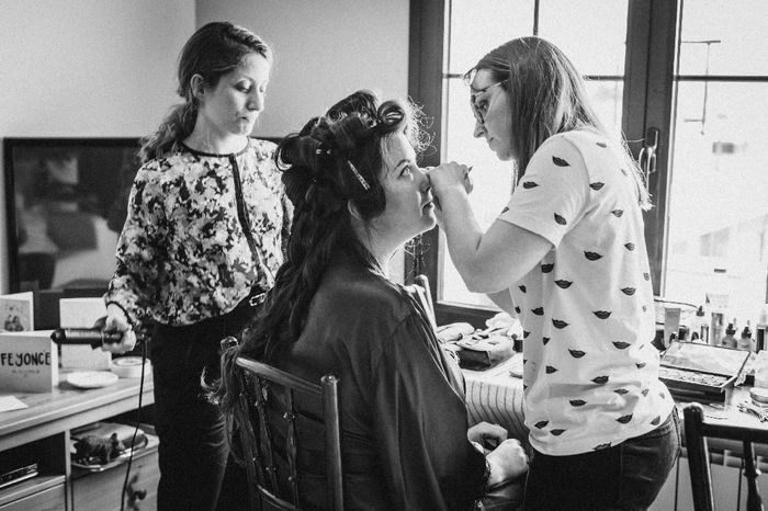Peluqueria y maquillage (de Laia Martin Makeup y Susana Cruz)