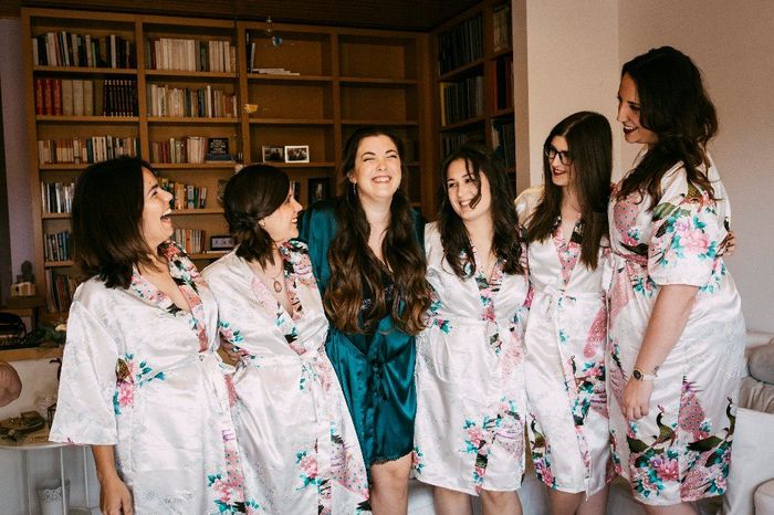 Con mis damas (Marta, Isabel, Sandra, Laura y Meritxell)