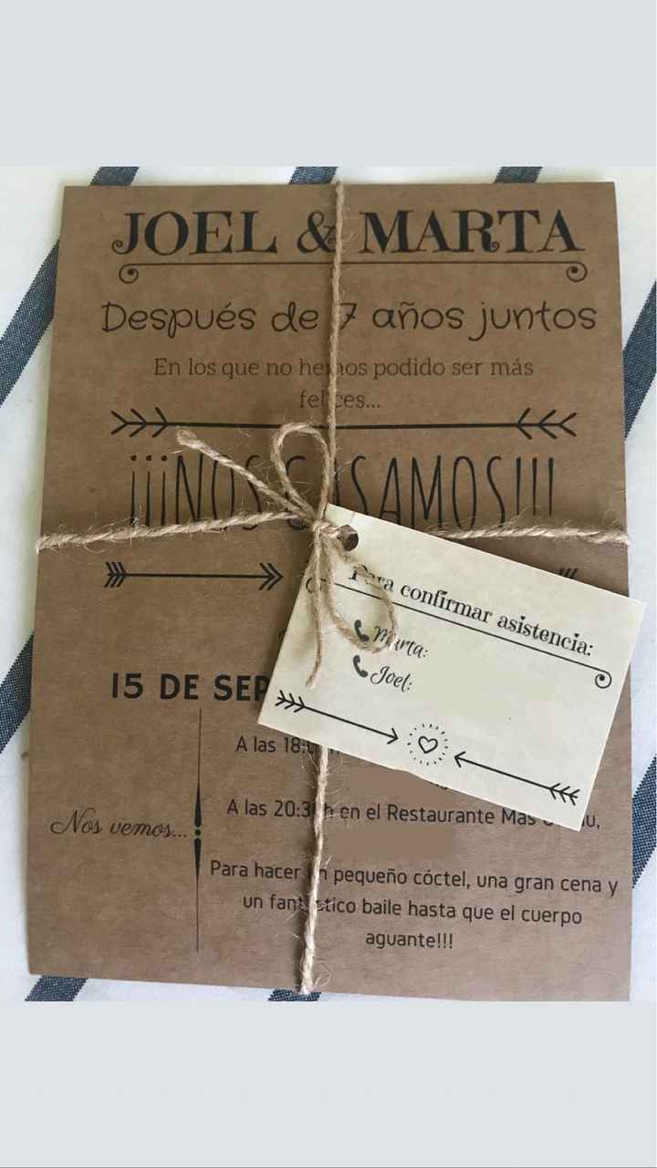 Invitaciones terminadas - 3