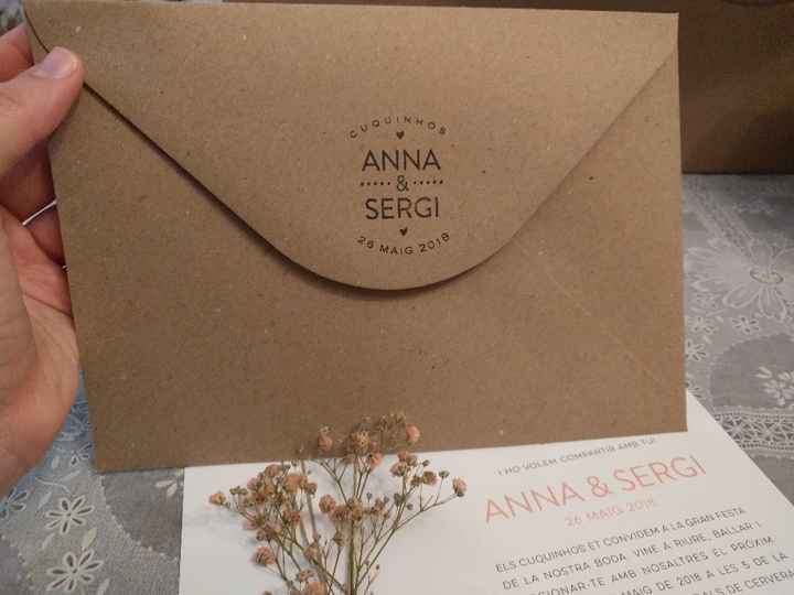  Ya llegaron las invitaciones y el sello 😍 - 3