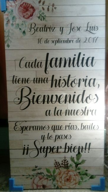 Cartel de boda - 1