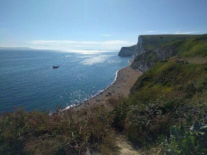 Las vistas cuando llegamos a la playa por la tarde