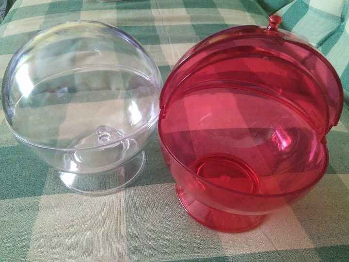 Recipientes para un candy bar sin cristal - 2