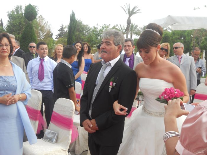 con mi padre...