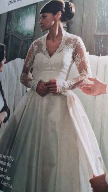 Vestido de novia serie velvet - 1