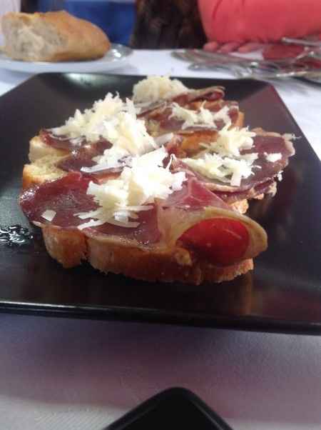 Tostáis de cecina