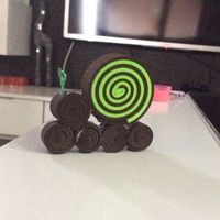 Caracol goma eva para niños
