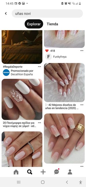 ¿Uñas de novia? 💅 1