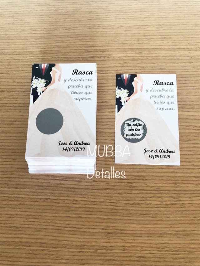 Tarjetas rasca - 1