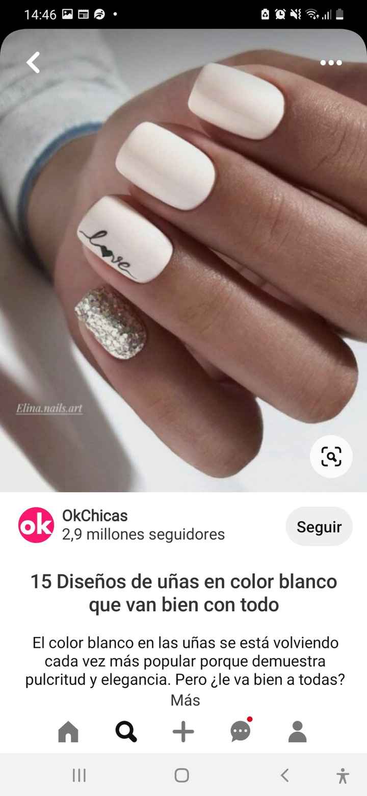 ¿Uñas de novia? 💅 - 2