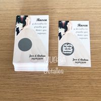 Tarjetas rasca - 1