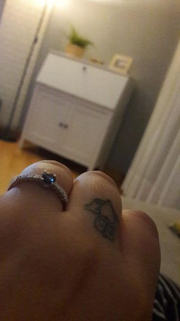 Estoy in love con mi anillo jejeje