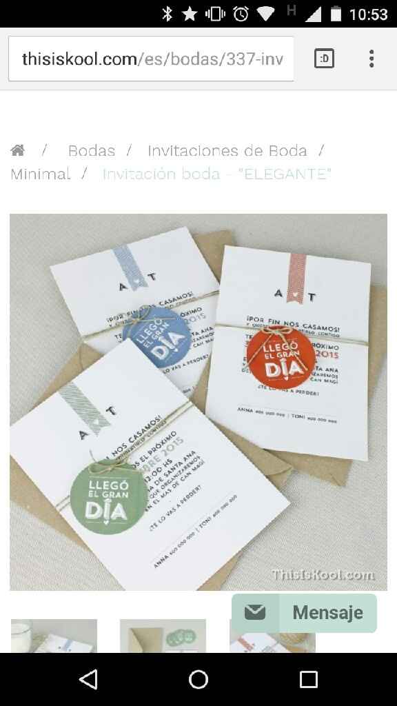 Desesperada con las invitaciones - 2