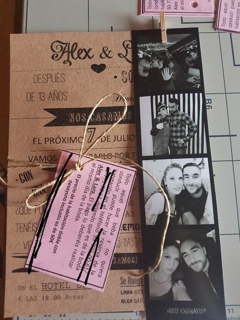 Aquí mis invitaciones!!! diy - 2