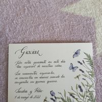 Detalle en mesa. - 2