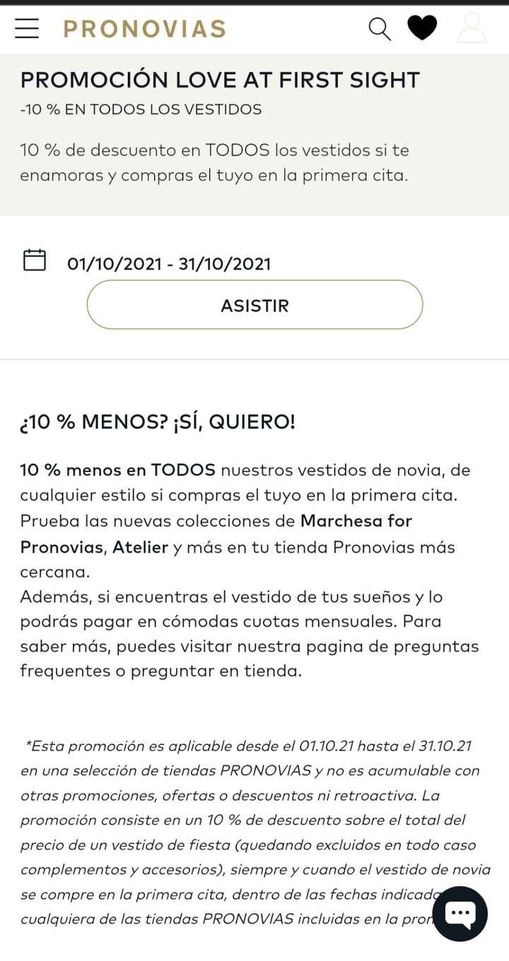 10 % de descuento en pronovias - 1