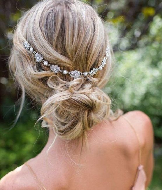 Tiara con cristales - 1