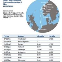 itinerario crucero