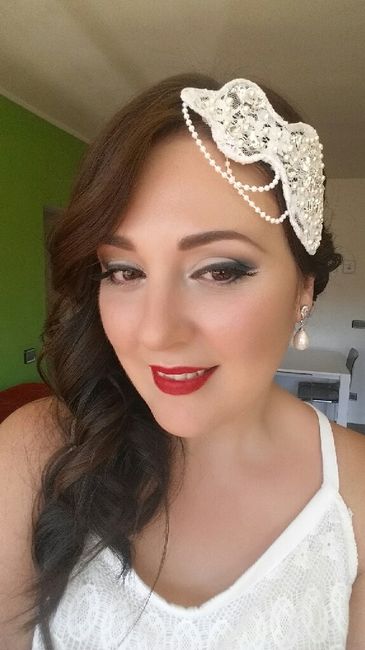 Mi prueba de peinado y maquillaje - 2