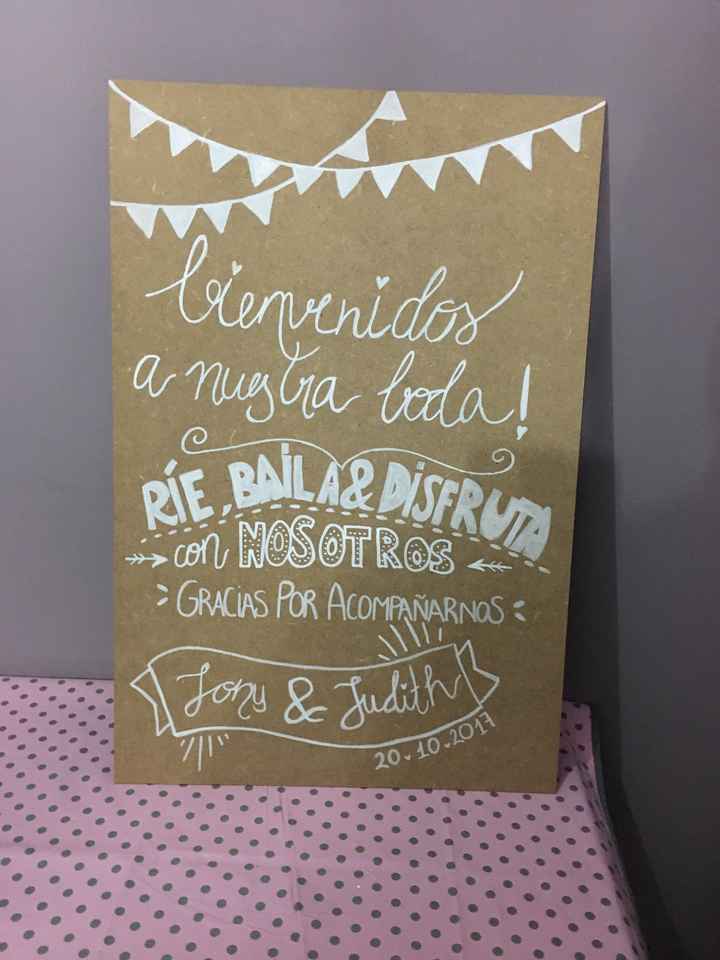  Cartel bienvenida - 1